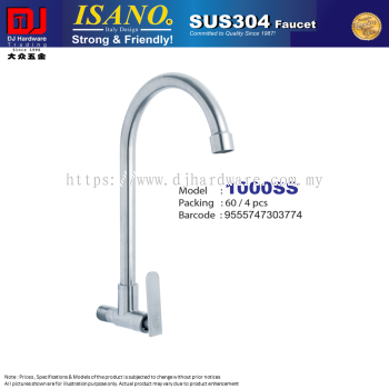 ISANO FAUCET SUS304 1000SS (CL)