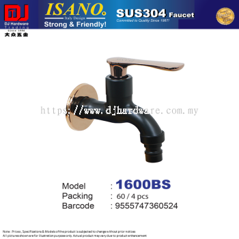 ISANO FAUCET SUS304 BLACK 1600BS (CL)