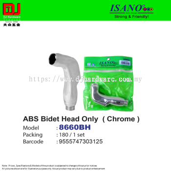 ISANO STRONG & FRIENDLY ABS BIDET HEAD ONLY CHROME 8660BH (CL)