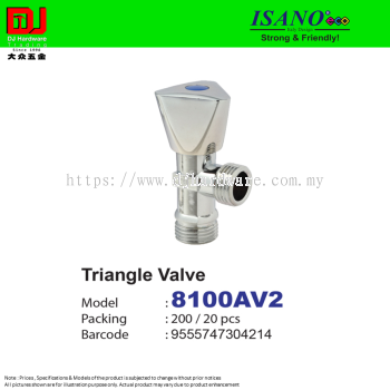 ISANO STRONG & FRIENDLY TRIANGLE VALVE 8100AV2 (CL)