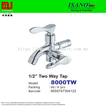 ISANO STRONG & FRIENDLY TWO WAY TAP 1-2'' 8000TW (CL)