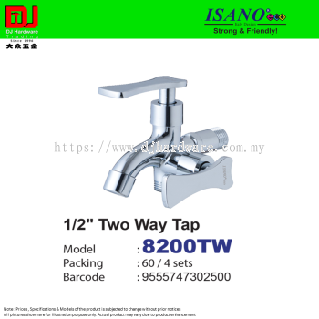 ISANO STRONG & FRIENDLY TWO WAY TAP 1-2'' 8200TW (CL)