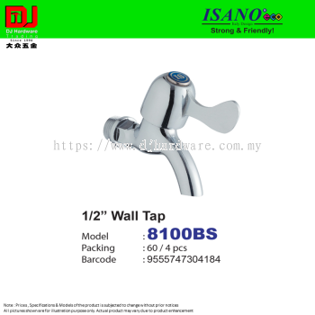 ISANO STRONG & FRIENDLY WALL TAP 1-2'' 8100BS (CL)