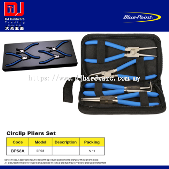 BLUE POINT CIRCLIP PLIERS SET BPS8A (CL)