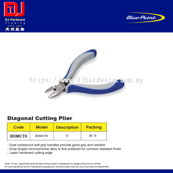 BLUE POINT DIAGONAL CUTTING PLIER BDMCT6 (CL)