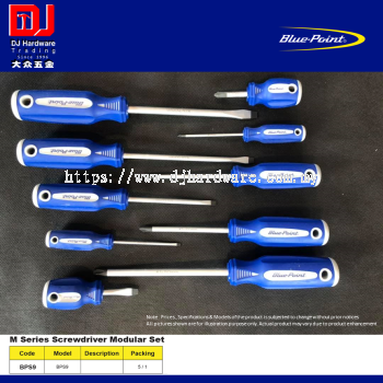 BLUE POINT M SERIES SCREWDRIVER MODULAR SET BPS9 (CL)