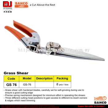 BAHCO GRASS SHEAR GS76 (CL)