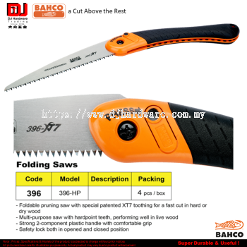 BAHCO PRUNING FOLDING SAWS 396HP (CL)