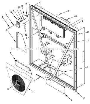 Condenser Components (20ft Container, Three Fans) (183B7)