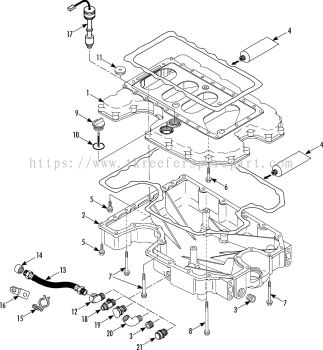 204F4 OIL SUMP GROUP (TK486 series) 