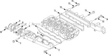 204F7 INTAKE & EXHAUST MANIFOLD (TK486 series) 