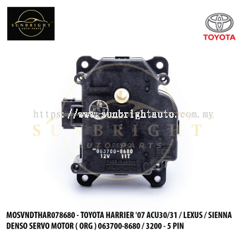 MOSVNDTHAR078680 - TOYOTA HARRIER '07 ACU30/31 / LEXUS / SIENNA DENSO SERVO MOTOR ( ORG ) 063700-8680 / 3200 - 5 PIN