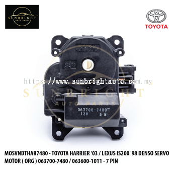 MOSVNDTHAR7480 - TOYOTA HARRIER '03 / LEXUS IS200 '98 DENSO SERVO MOTOR ( ORG ) 063700-7480 / 063600-1011 - 7 PIN