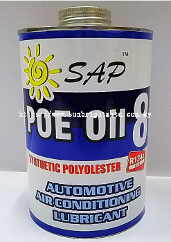 OILL81341L - LAX OIL8 R134 COMPRESSOR OIL ( 1 LITTER ) - POE OIL 8 - SAP