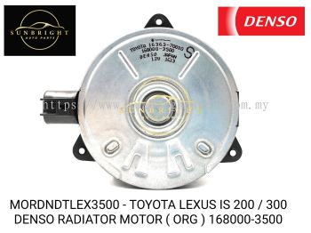 MORDNDTLEX3500 - TOYOTA LEXUS IS 200 / 300 DENSO RADIATOR MOTOR ( ORG ) 168000-3500