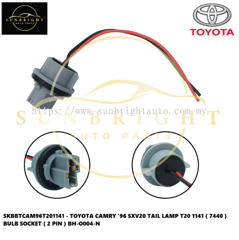 SKBBTCAM96T201141 - TOYOTA CAMRY '96 SXV20 TAIL LAMP T20 1141 ( 7440 ) BULB SOCKET ( 2 PIN ) BH-O004-N