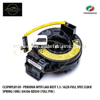 CLSPMYLB15O - PERODUA MYVI LAGI BEST 1.5 / ALZA FULL SPEC CLOCK SPRING ( ORG ) 84306-BZ030 ( FULL PIN )