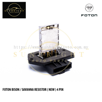 RESFBIS - FOTON BISON / SAVANNA 24V RESISTOR ( NEW ) 4 PIN - ZW140069