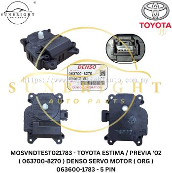 MOSVNDTEST021783 - TOYOTA ESTIMA / PREVIA '02 DENSO SERVO MOTOR ( ORG ) 063700-8270 / 063600-1783 - 5 PIN