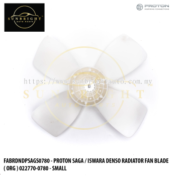 FABRDNDPSAGS0780 - PROTON SAGA / ISWARA DENSO RADIATOR FAN BLADE ( ORG ) 022770-0780 - SMALL