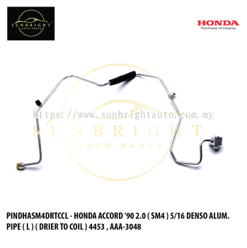 PINDHASM4DRTCCL - HONDA ACCORD '90 2.0 ( SM4 ) 5/16 DENSO ALUM. PIPE ( L ) ( DRIER TO COIL ) 4453 , AAA-3048 , AM=HS-3215.M