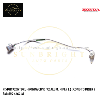 PISDHC92CNTDRL - HONDA CIVIC '92 EG8 ALUM. PIPE ( L ) ( COND TO DRIER ) AM=HS-4262.M