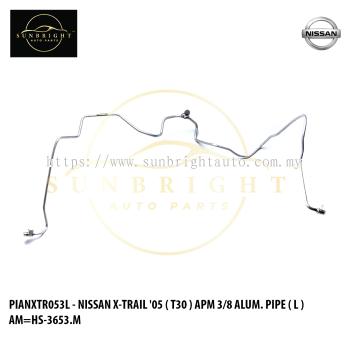 PIANXTR053L - NISSAN X-TRAIL '05 ( T30 ) APM 3/8 ALUM. PIPE ( L ) AM=HS-3653.M