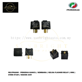 RELFPKANO - PERODUA KANCIL / KEMBARA / KELISA FLASHER RELAY ( ORG ) 81980-97201 / 066500-4301