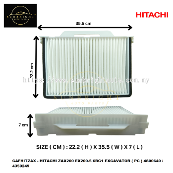 CAFHITZAX - HITACHI ZAX200 EX200-5 6BG1 EXCAVATOR ( PC ) 4S00640 / 4350249