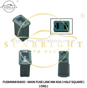 FUSMNMHS40O - MAIN FUSE LINK NM 40A ( HALF SQUARE ) ( ORG )