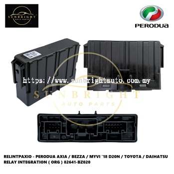 RELINTPAXIO - PERODUA AXIA / BEZZA / MYVI '18 D20N / TOYOTA / DAIHATSU RELAY INTEGRATION ( ORG ) 82641-BZ020