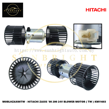 MOBLHZAX08TW - HITACHI ZAXIS '08 200 24V BLOWER MOTOR ( TW ) KM11683