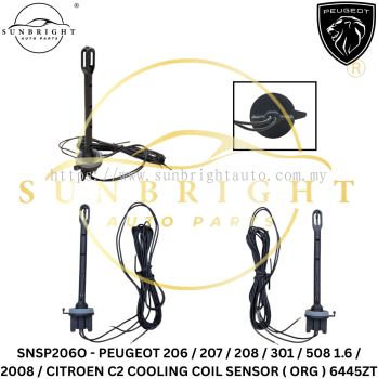 SNSP206O - PEUGEOT 206 / 207 / 208 / 301 / 508 1.6 / 2008 / CITROEN C2 COOLING COIL SENSOR ( ORG ) 6445ZT