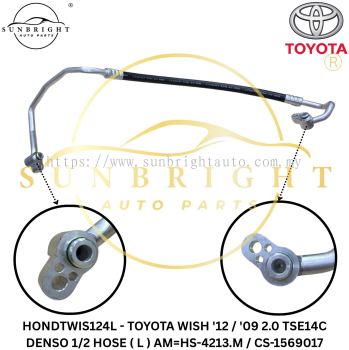 HONDTWIS124L - TOYOTA WISH '12 / '09 2.0 TSE14C DENSO 1/2 HOSE ( L ) AM=HS-4213.M / CS-1569017