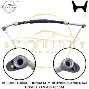 HOSDHCIT18H5L - HONDA CITY '18 HYBRID SANDEN 5/8 HOSE ( L ) AM=HS-4368.M