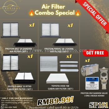 SP151 - Air Filter Combo Special