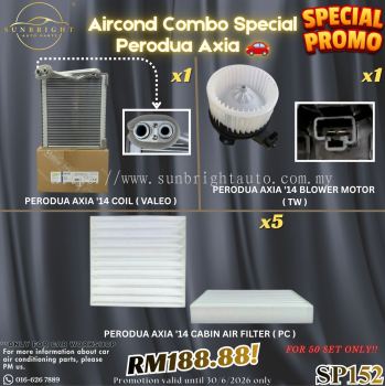 SP152 - Perodua Axia Aircond Combo Special 