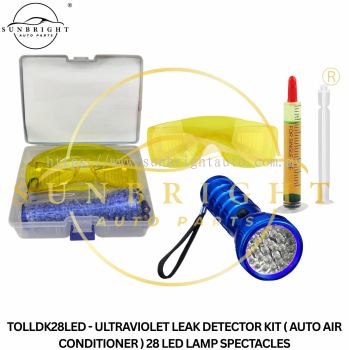 TOLLDK28LED - ULTRAVIOLET LEAK DETECTOR KIT ( AUTO AIR CONDITIONER ) 28 LED LAMP SPECTACLES