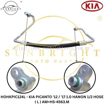 HOHKPIC124L - KIA PICANTO '12 / '17 1.0 HANON 1/2 HOSE ( L ) AM=HS-4563.M