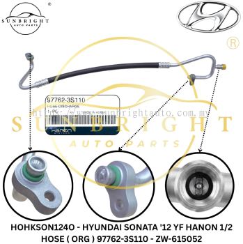 HOHKSON124O - HYUNDAI SONATA '12 YF HANON 1/2 HOSE ( ORG ) 97762-3S110 - ZW-615052