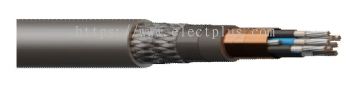 Halogen-free, mud resistant, fire resistant instrumentation cable BFOU(c) 150/250(300)V, S4/S8