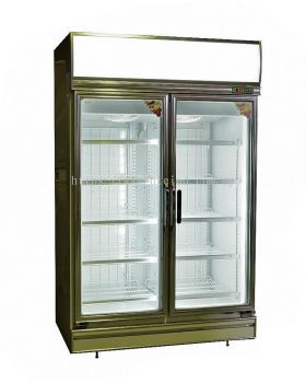 ASECO COMMERCIAL DISPLAY 2 HEATER GLASS DOOR CHILLER & FREEZER