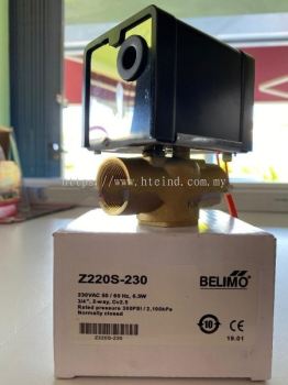 Z220S-230 - BELIMO Z220S-230 MOTORISED VALVE ; INCLUDED ACTUATOR AND 20MM VALVE