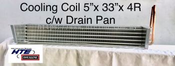 5"x33"x4R c/w Drain Pan