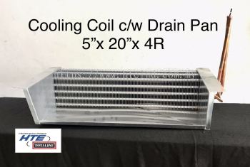 5"x20"x4R c/w Drain Pan