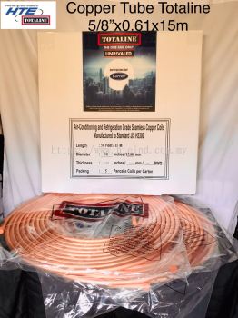 Copper Tube 5/8" x0.61 x15m