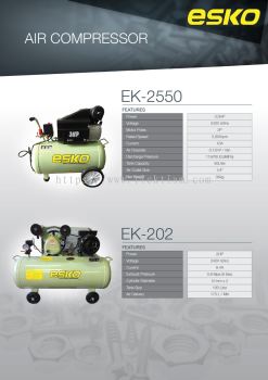 ESKO 2HP Air Compressor ESKO 2HP