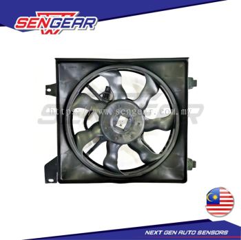 HYUNDAI ACCENT 08Y 1.6 FAN MOTOR COMPLETE SET WITH FAN GUARD