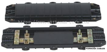 AN-OCJE-(04) 4 Type C 2 Way In | 2 Way Out Outdoor Fiber Optical Joint Enclosure, Up To 60 Cores Cap