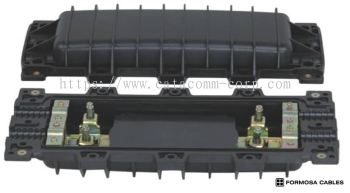 AN-OCJE-(04) 2 Type C 2 Way In | 2 Way Out Outdoor Fiber Optic Joint Enclosure, Up To 96 Cores Capac